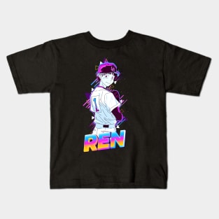 Ren Mihashi Big Windup Kids T-Shirt